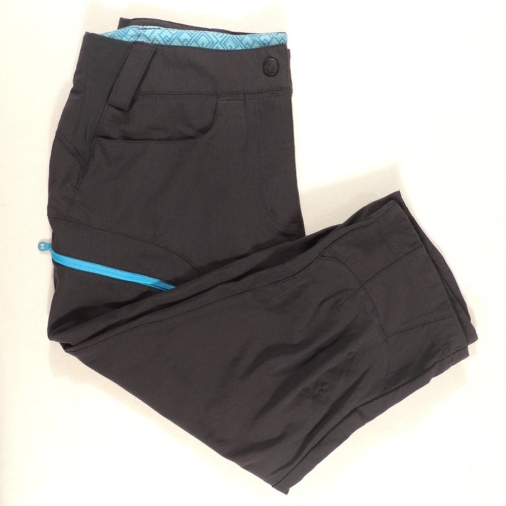Millet Women's Black Hiking Pant Capri Size 8